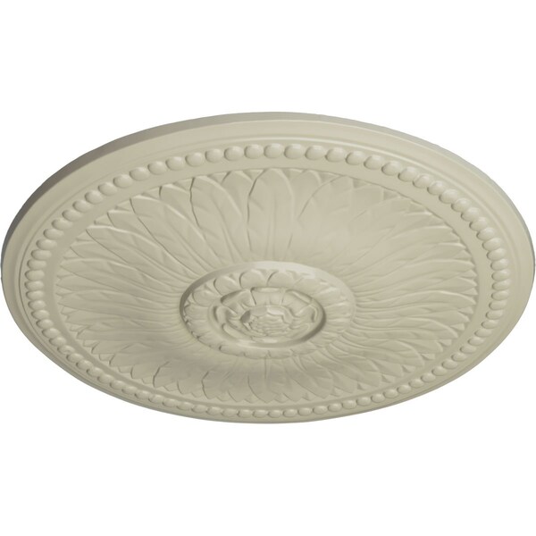 Bailey Ceiling Medallion (Fits Canopies Up To 4), Hand-Painted Clear Yellow, 18 1/8OD X 3/4P